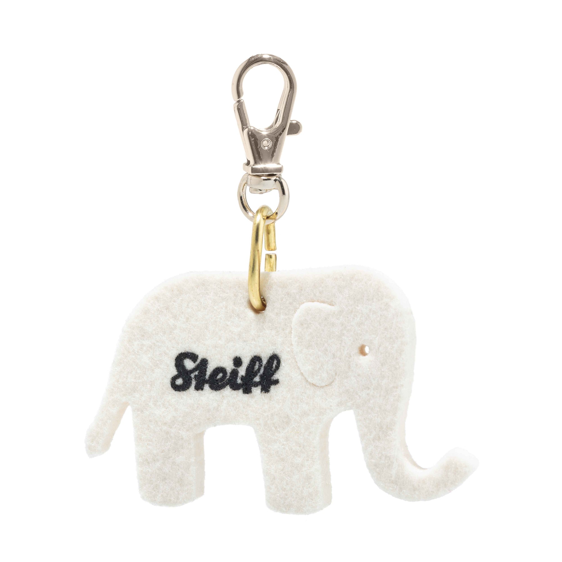 Pendant little felt elephant