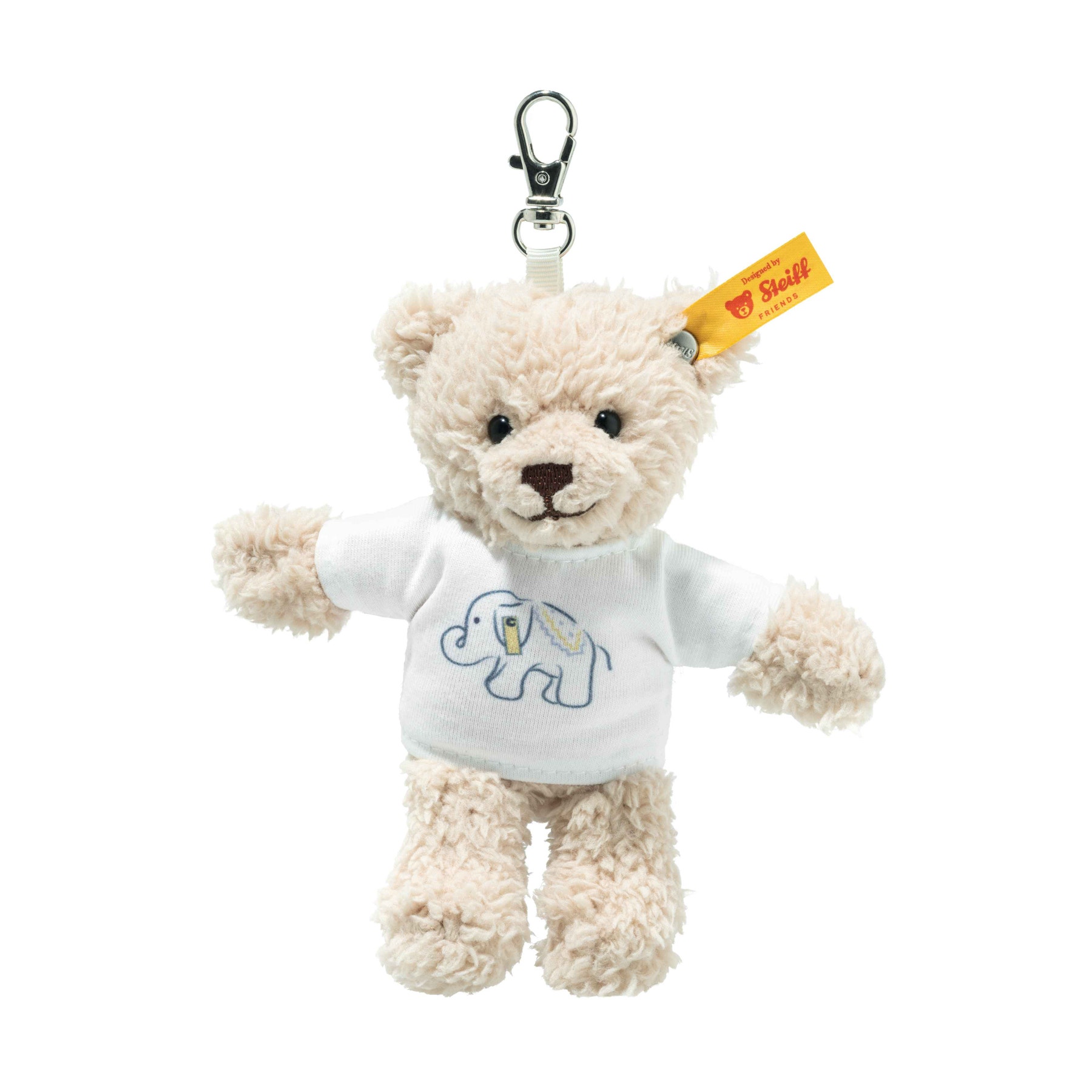 Pendentif ours Teddy musée Ben avec T-shirt petit éléphant